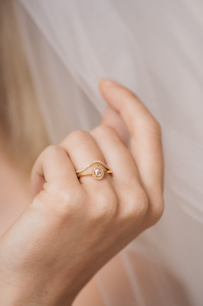 Diamond Isabella Rosecut Ring | 14K Gold - The Cross Decor & Design