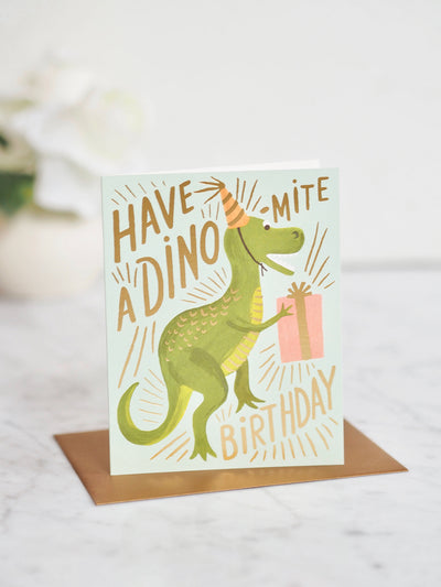 Dino-mite Birthday Card - The Cross Decor & Design