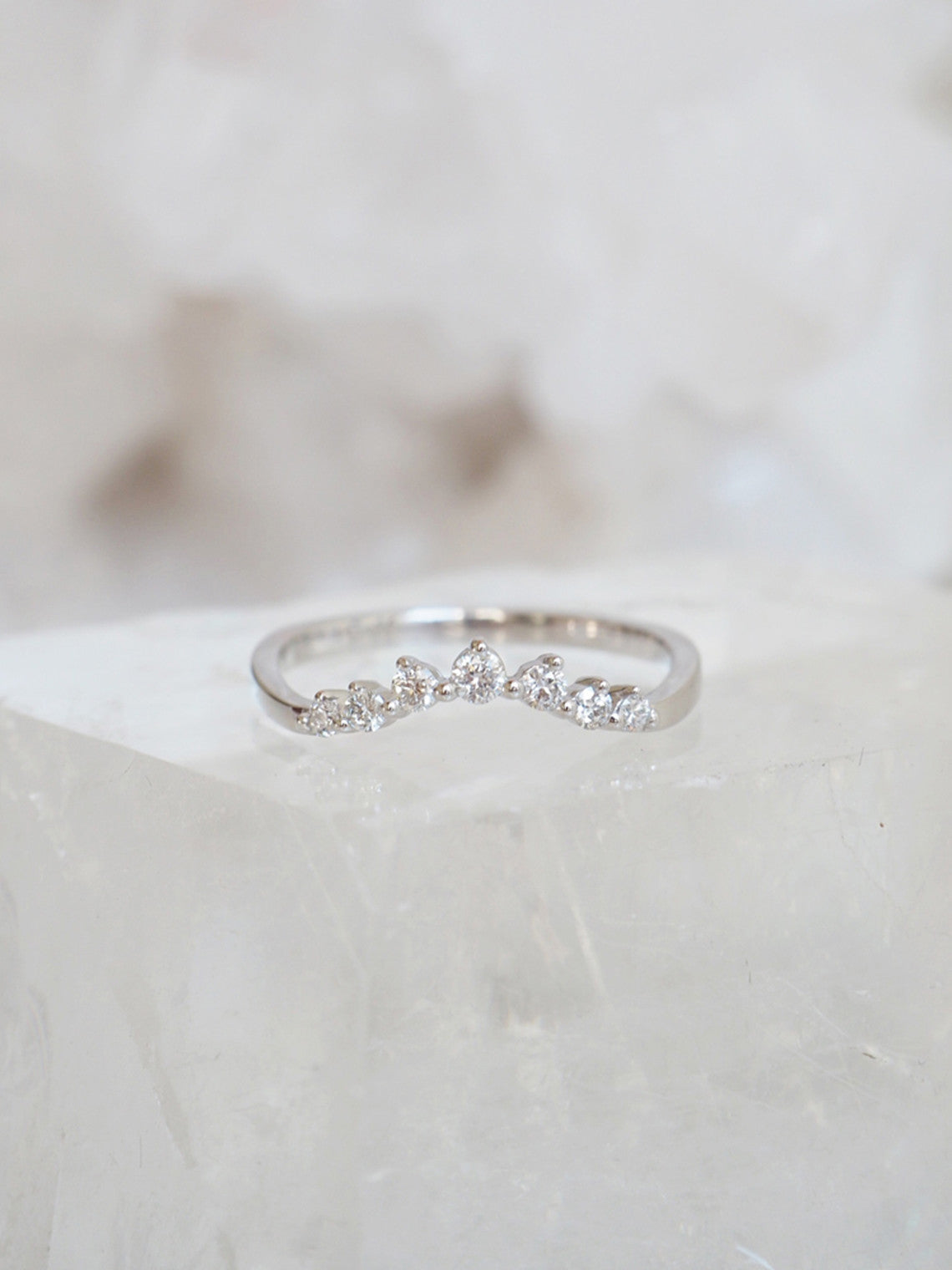 Diamond Jolie Ring | 14k Gold - The Cross Decor & Design