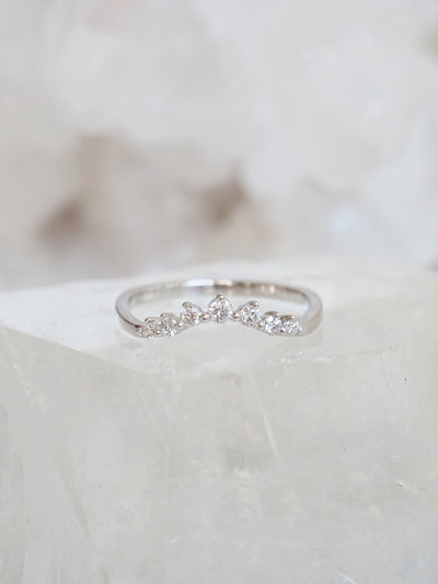 Diamond Jolie Ring | 14k Gold - The Cross Decor & Design