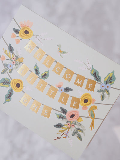 Welcome Little One Garland Card