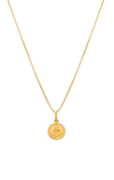 Token Round Necklace