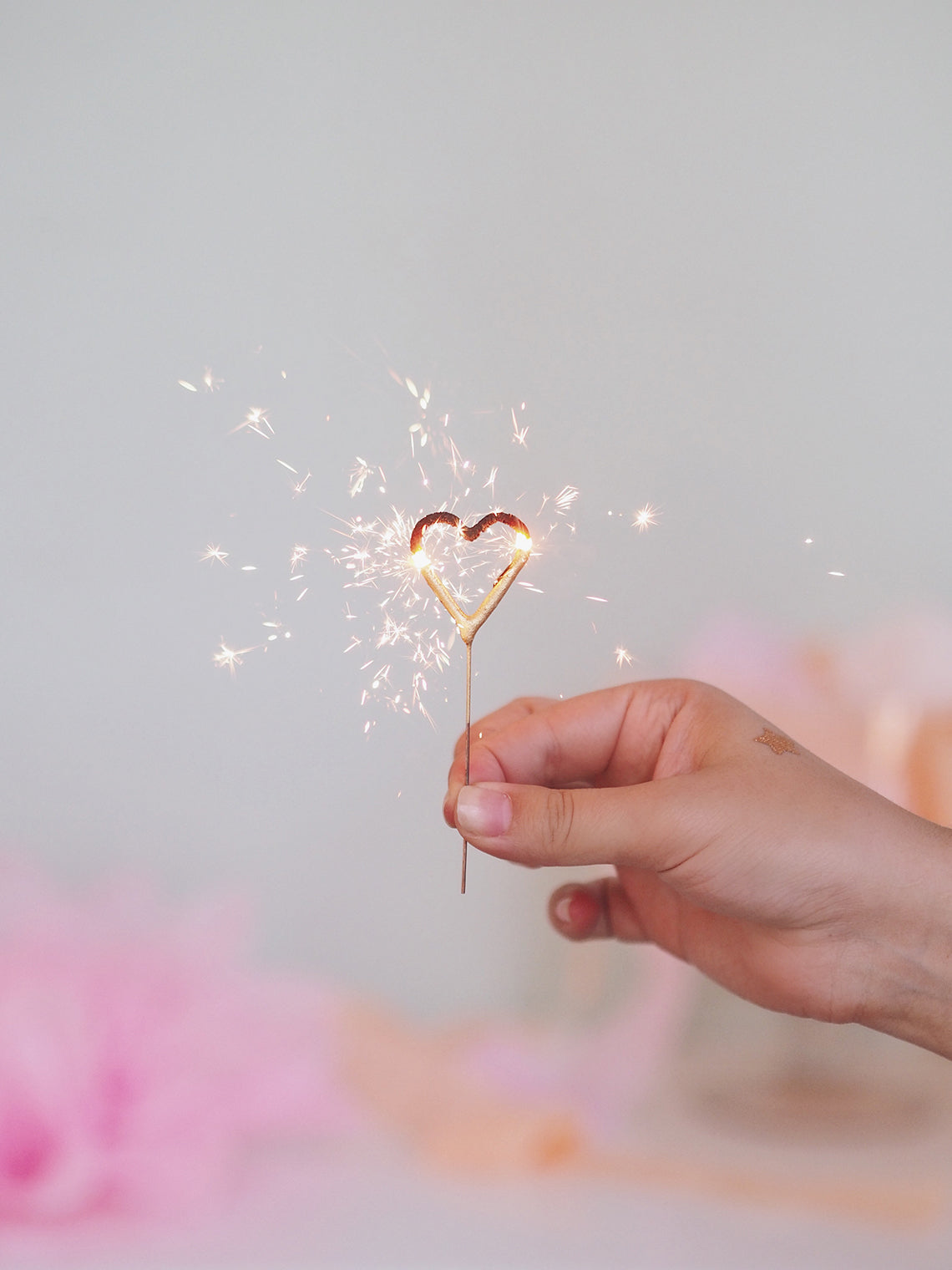 Mini Heart Sparkler - The Cross Decor & Design