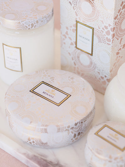 Mokara 3 Wick Tin Candle