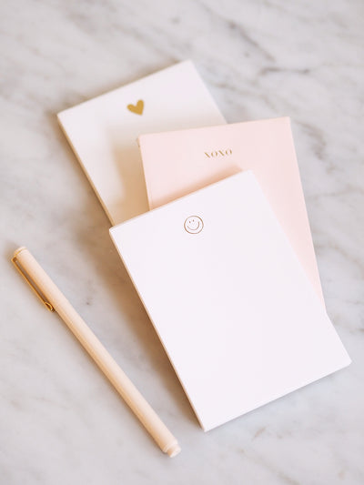 Everyday Gold Heart Notepad