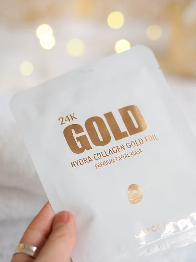 24K Gold Foil Premium Face Mask - The Cross Decor & Design