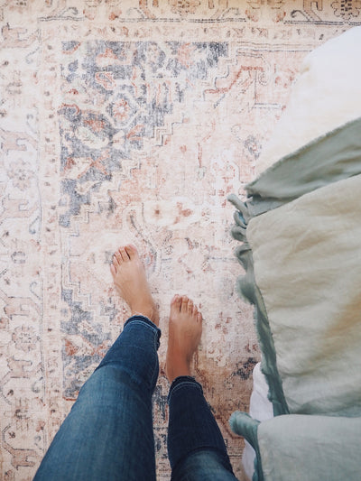 Rosette Rug | Clay & Ivory - The Cross Decor & Design