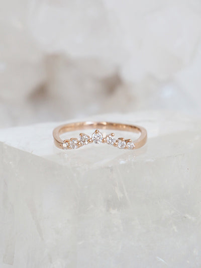Diamond Jolie Ring | 14k Gold - The Cross Decor & Design
