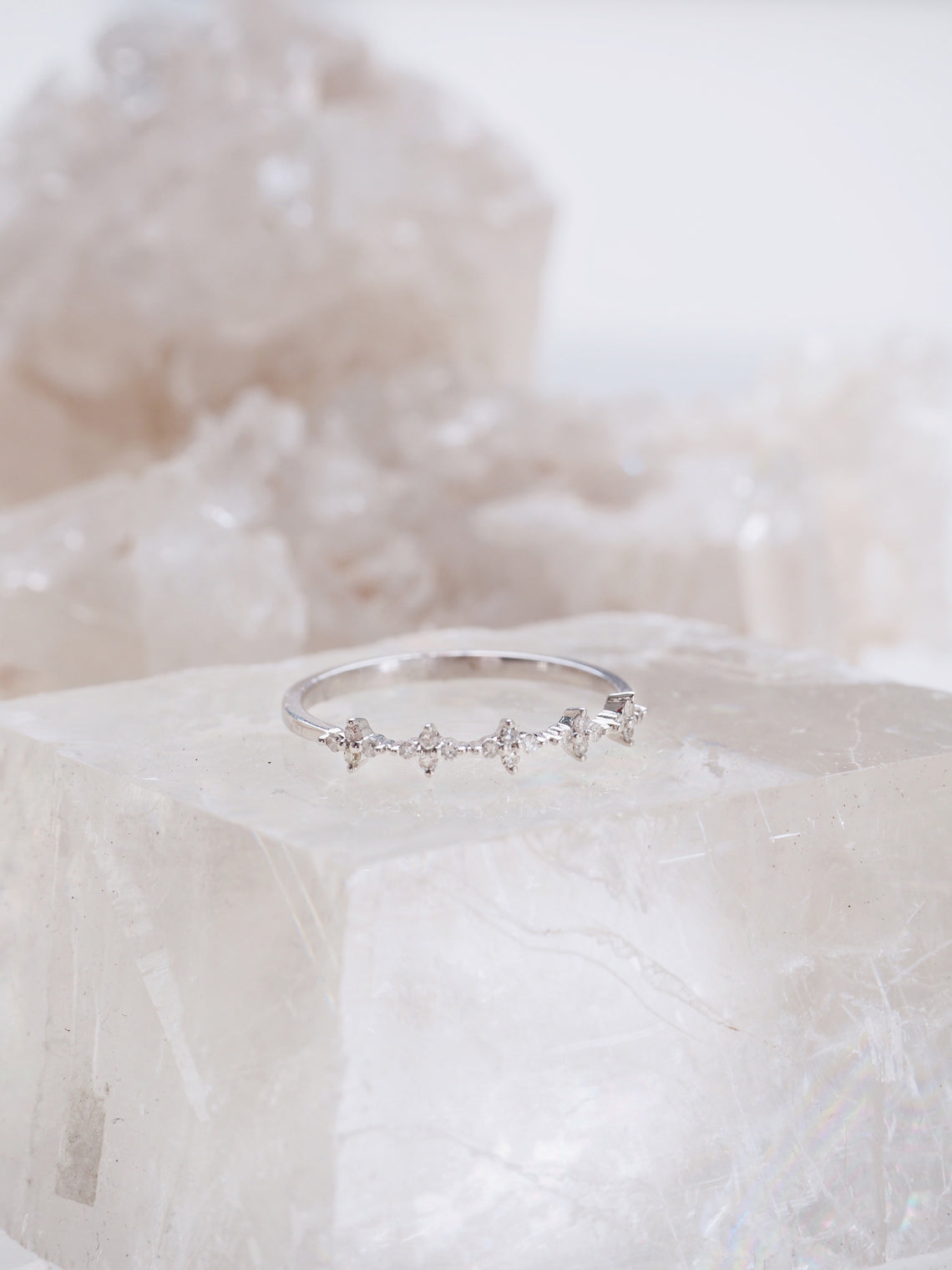 Stella Diamond Ring | 14k Gold - The Cross Decor & Design