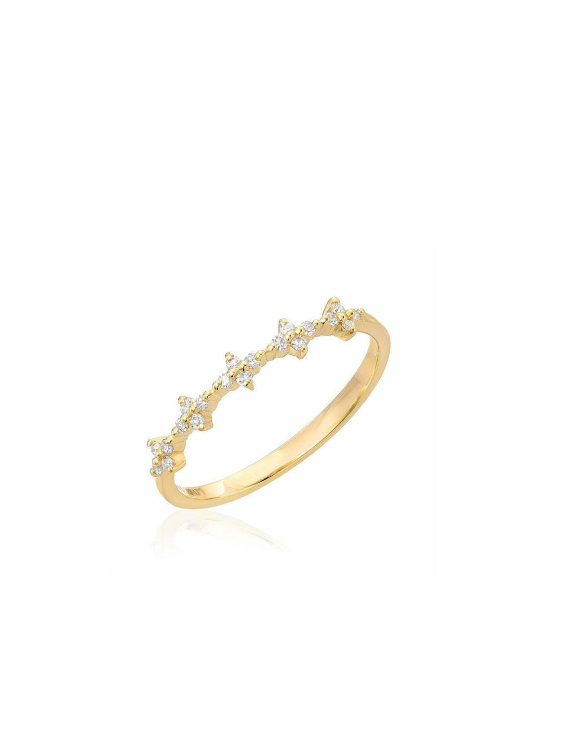 Stella Diamond Ring | 14k Gold - The Cross Decor & Design