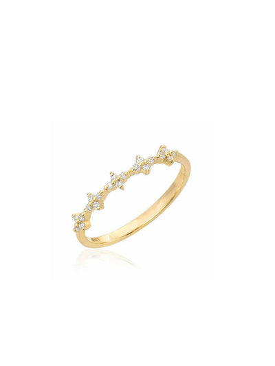 Stella Diamond Ring | 14k Gold - The Cross Decor & Design