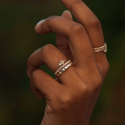 Honey Bee Ring | 14K Gold - The Cross Decor & Design