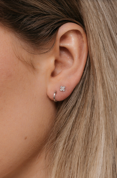 Diamond Kismet Studs | 14K Gold - The Cross Decor & Design