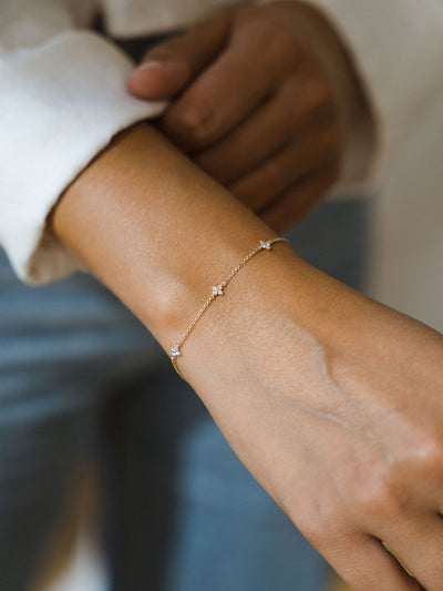 Diamond Stella Bracelet | 14K Gold