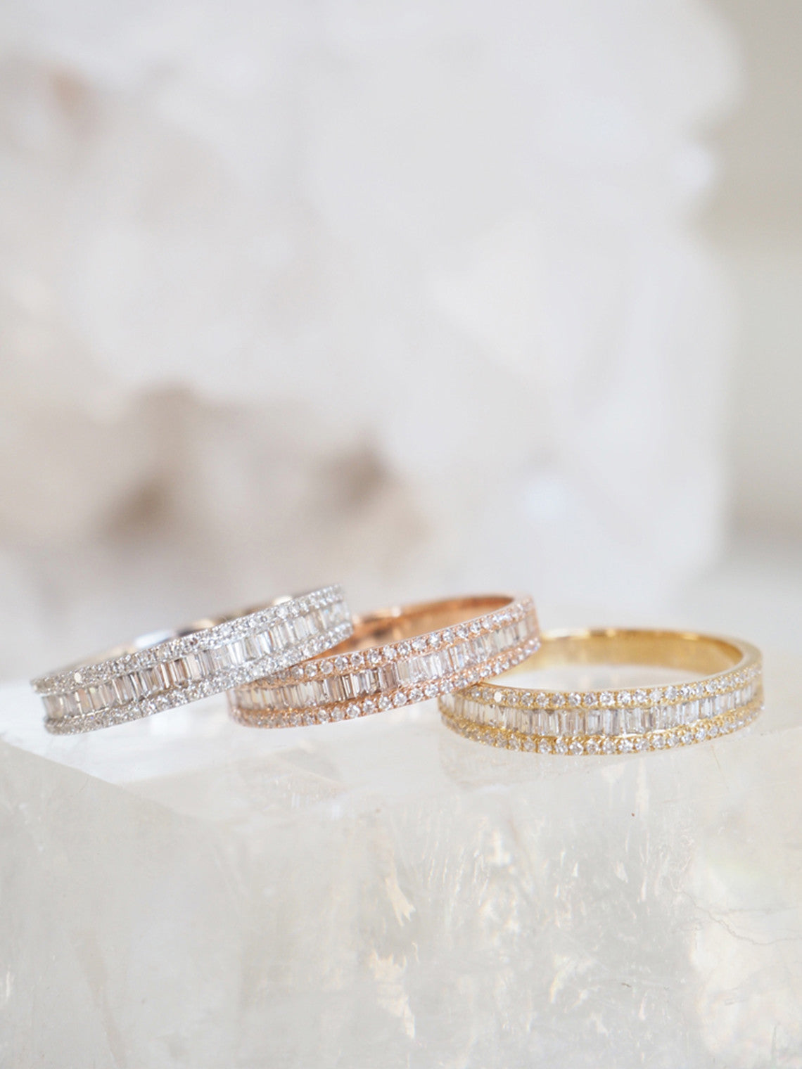 Diamond Megan Ring | 14k Gold - The Cross Decor & Design