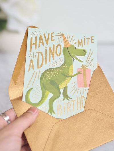 Dino-mite Birthday Card - The Cross Decor & Design