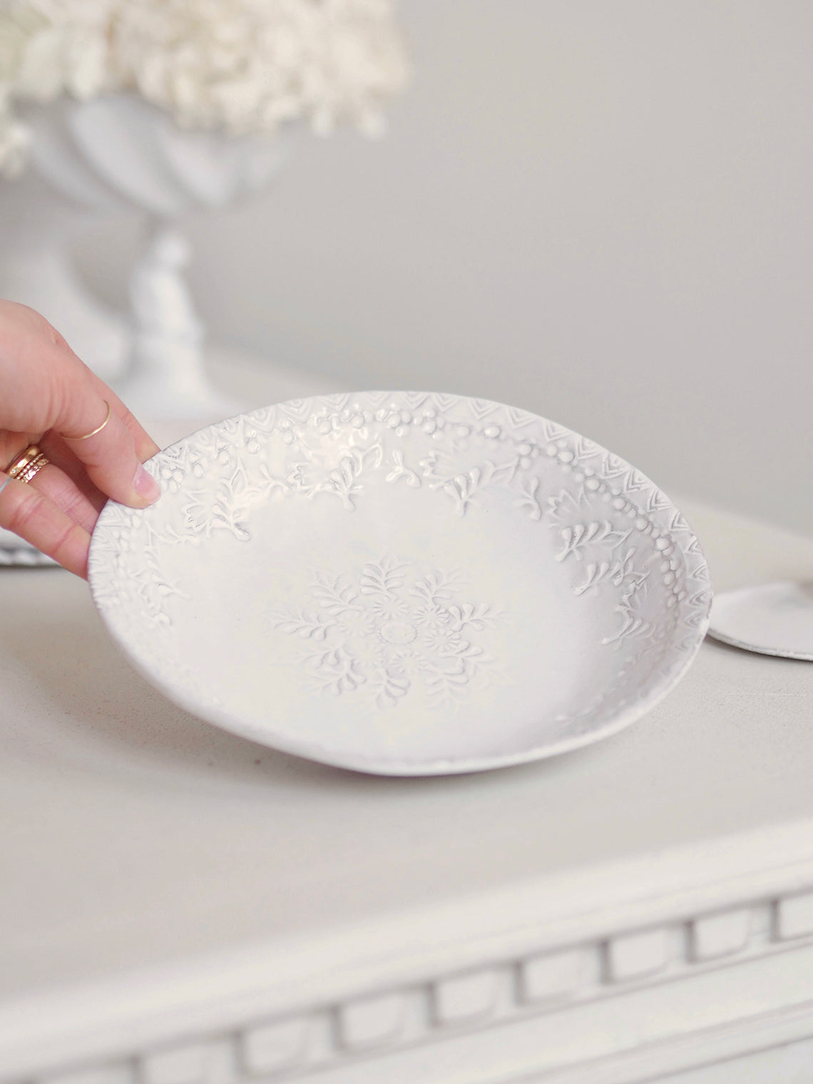 Nathalie Soup Plate - The Cross Decor & Design