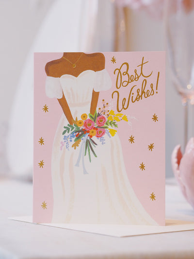 Beautiful Bride Rose Card