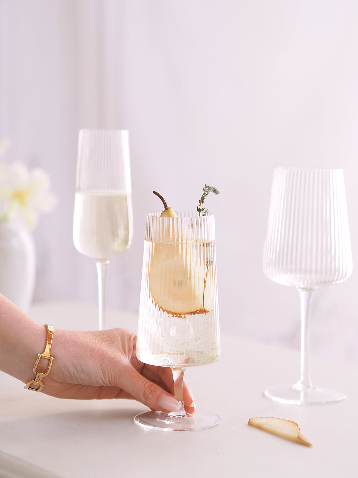 Alexis Drinking Glass - The Cross Decor & Design
