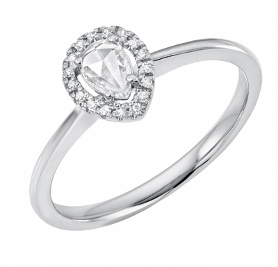 Diamond Isabella Rosecut Ring | 14K Gold - The Cross Decor & Design