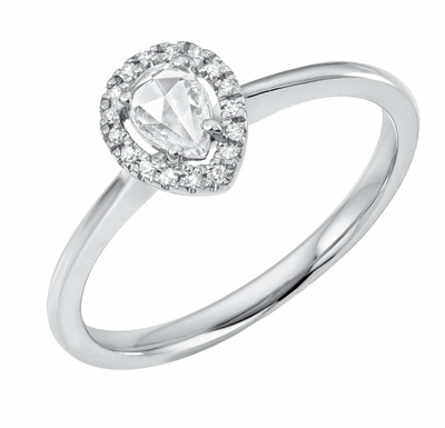 Diamond Isabella Rosecut Ring | 14K Gold