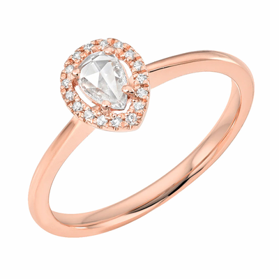 Diamond Isabella Rosecut Ring | 14K Gold