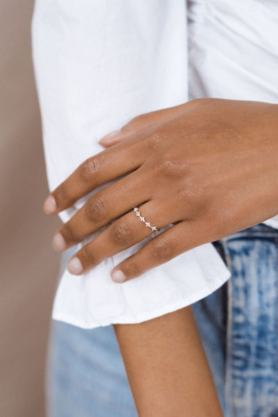 Stella Diamond Ring | 14k Gold - The Cross Decor & Design
