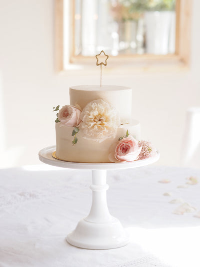 Milk White Cake Plates