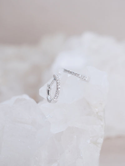 Diamond Mia Earrings | 14K Gold - The Cross Decor & Design