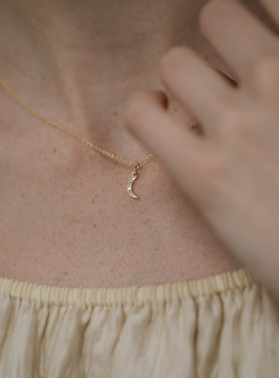 Luna Necklace | 14K Gold