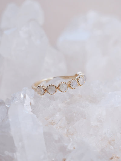 Zara Labradorite Ring | 14k Gold - The Cross Decor & Design