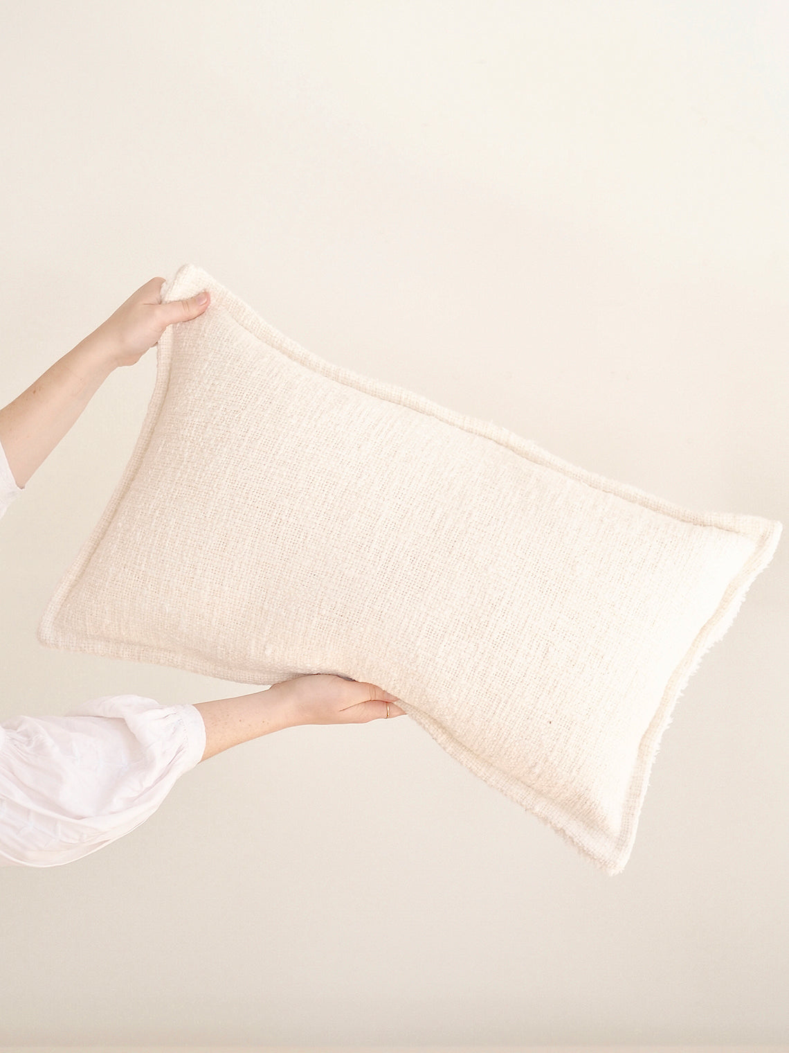 Humboldt Cream Pillow | 14x24