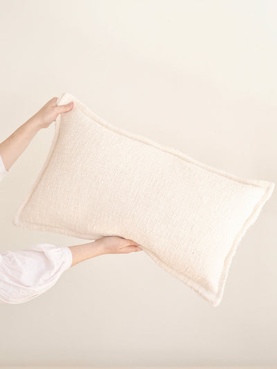 Humboldt Cream Pillow | 14x24