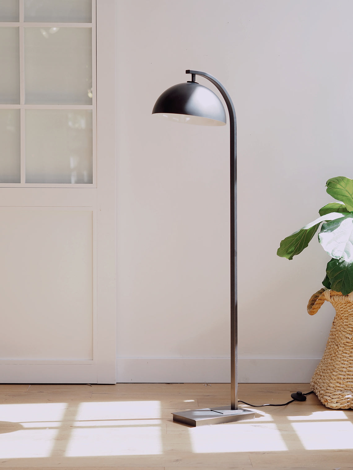 Otis Charcoal Floor Lamp - The Cross Decor & Design