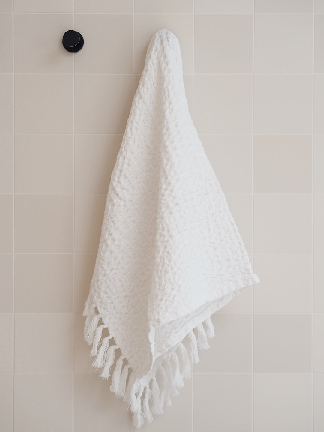 White Waffle Hand Towel