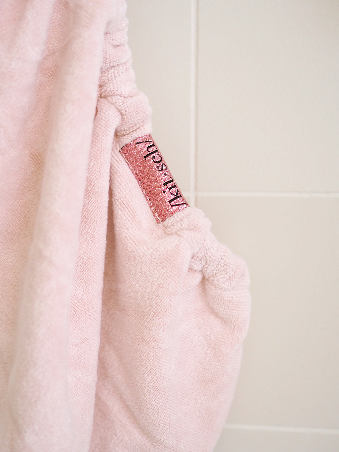 Pink Microfiber Hair Towel