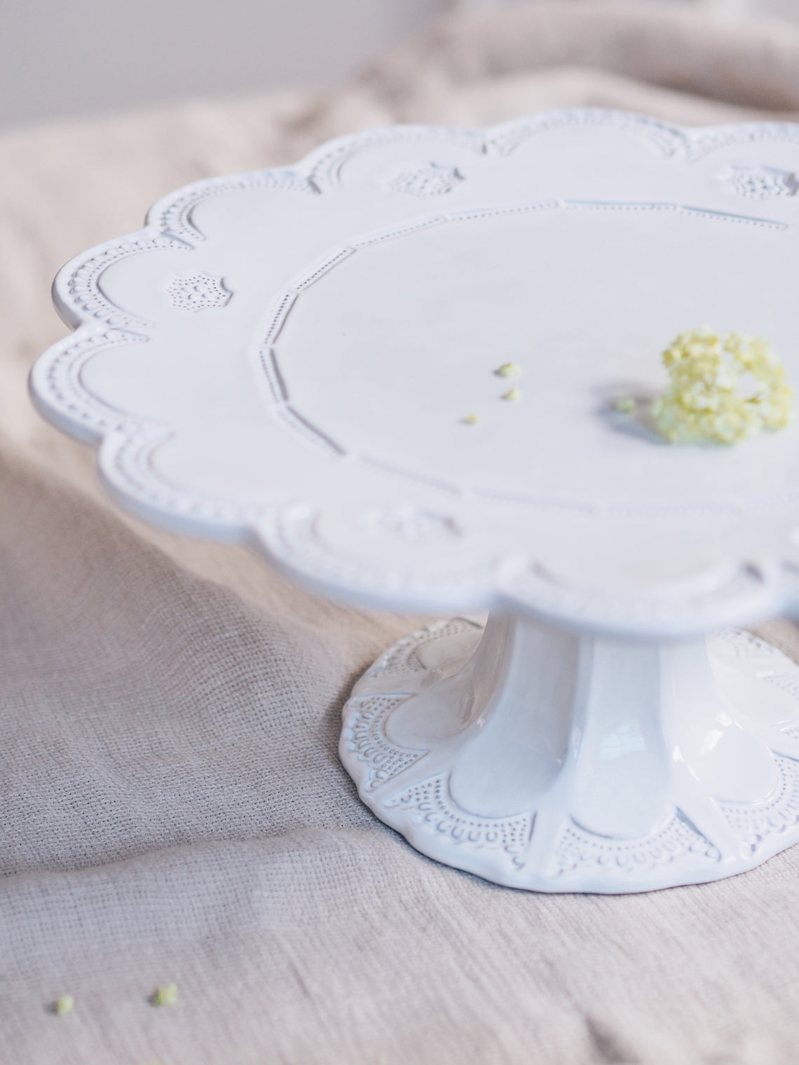 Incanto White Lace Cake Stand