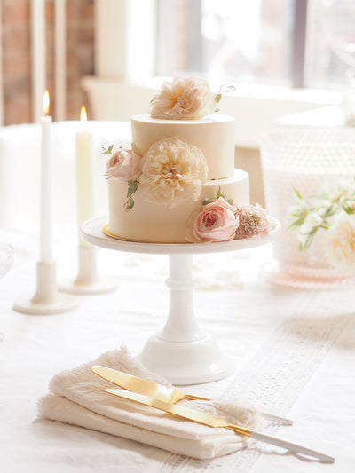Milk White Cake Plates