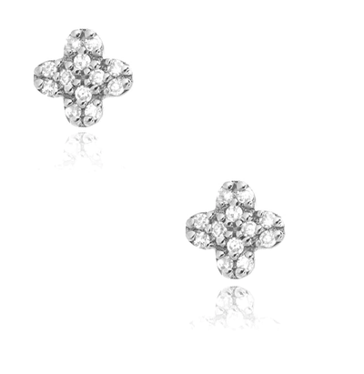 Diamond Kismet Studs | 14K Gold - The Cross Decor & Design