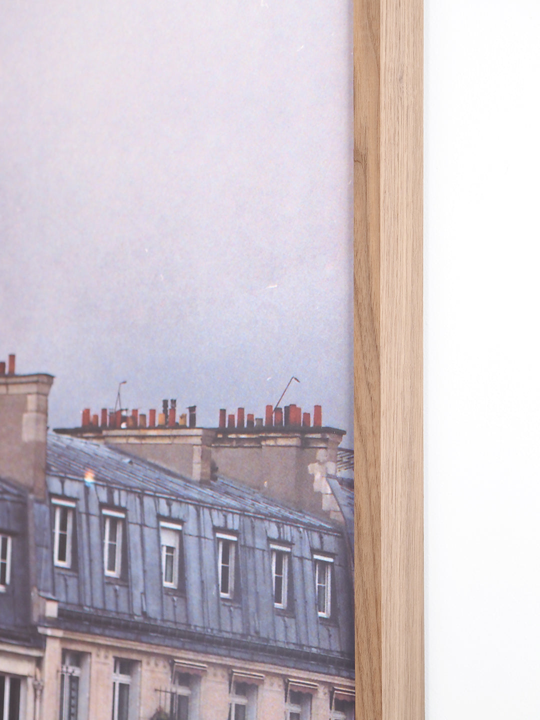 Paris Rooftops 1 Walnut Frame | 30"x45" - The Cross Decor & Design