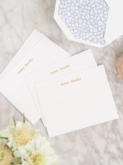 Many Thanks, Floral Note Set - The Cross Decor & Design