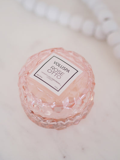 Rose Otto Macaron Candle - The Cross Decor & Design