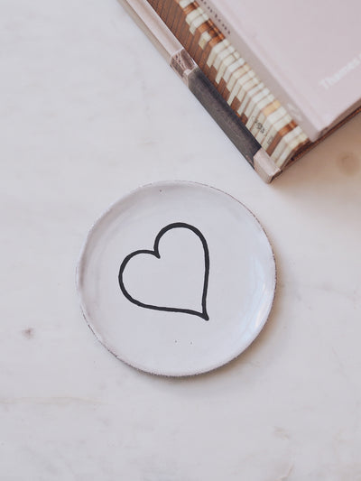 John Derian Heart Saucer - The Cross Decor & Design