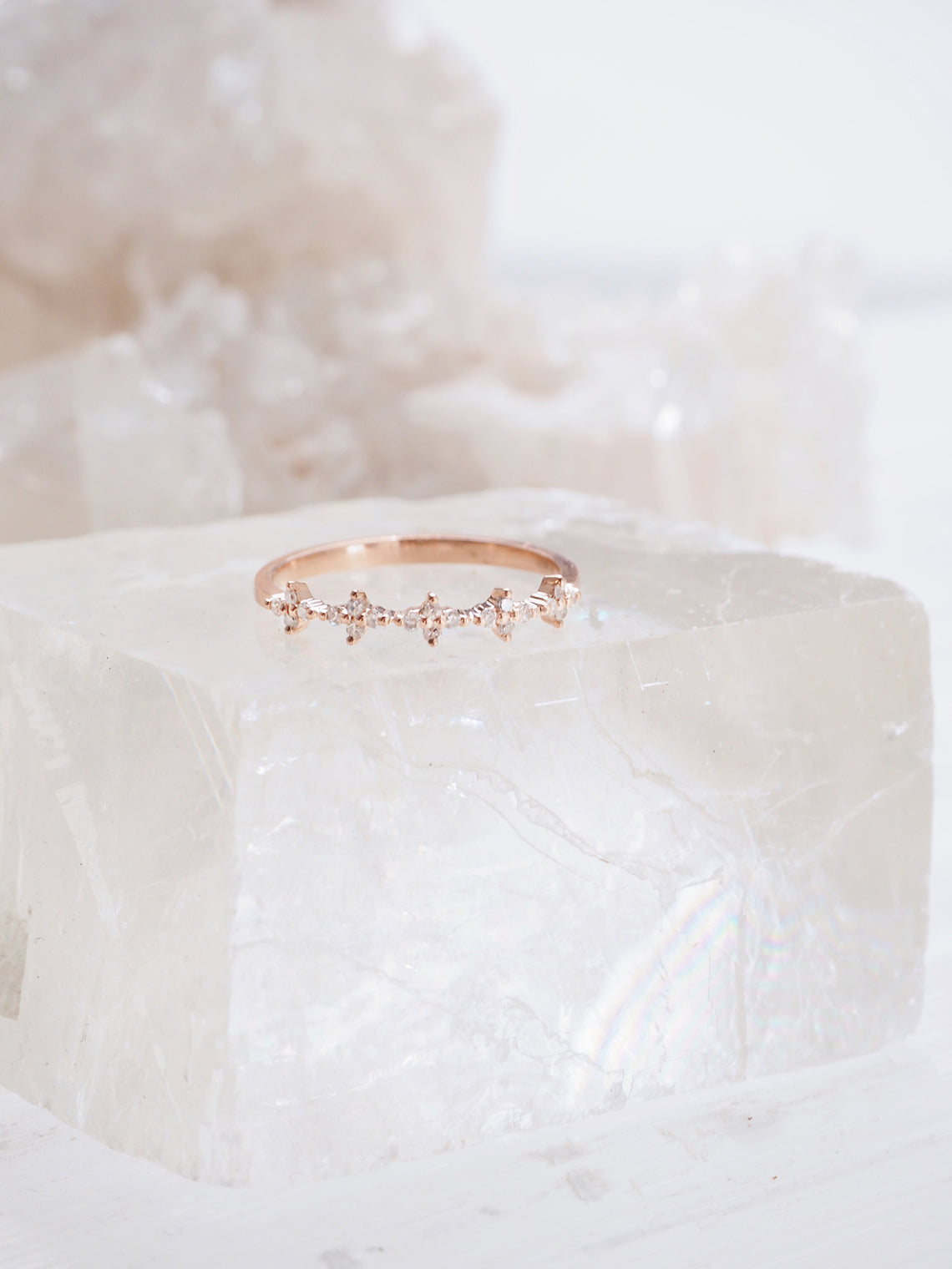 Stella Diamond Ring | 14k Gold - The Cross Decor & Design